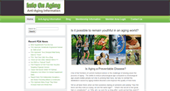 Desktop Screenshot of infoonaging.com